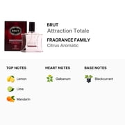 Brut Attraction Totale من Brut ، 3.4 أوقية EDT Spray للرجال