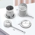 thumbnail image 2 of Coladores de té Reinmoson, malla extrafina, acero inoxidable 304, x2, 2 of 9