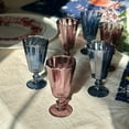 thumbnail image 2 of STP GOODS Vintage Style Shot Glass Set of 4 pcs 1.7 fl oz (50 ml) Lafitnik Pink Shot Glasses with Stem for Whiskey Vodka Tequila Sherry Glasses Glass Barware, 2 of 7