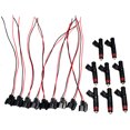 thumbnail image 2 of 8x Fuel Injector Injectors 9x Wires For 1999-07 Dodge Dakota Jeep 53032145AA, 2 of 6