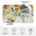 thumbnail image 4 of Sunflowers Doormat Outdoor Entrance 16"x24", Spring Floral Eucalyptus Leaves Summer Botanical Absorb Moisture Dirt Door Mats, Non-Slip Rubber Backing Floor Mats Indoor, Low-Profile Front Door Rugs, 4 of 9