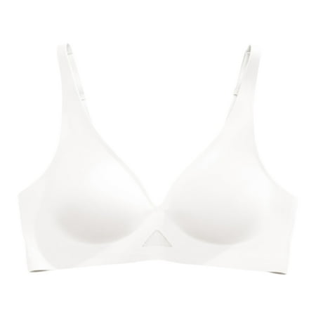 Women s Comfortable And Womens Bras Underwire Support Gathering Summer Thin Women Sports Bra Pack Fixed Cup Display Small Womens Sports Bras No Steel Ring Bra Womens Wireless Bra Backless Bra