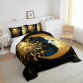 thumbnail image 3 of Homewish Boys Girls Sun And Moon 3 Pieces Queen Comforter Set,Bohemian Theme Ultra Soft Bedding Sets,Exotic Style Bedding Comforter Set Breathable,Ultra Soft Home Decor, 3 of 8
