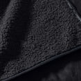 thumbnail image 6 of Women's Fall Winter Sherpa Fleece Jacket Casual Fuzzy Coat with Pockets Black M, 6 of 6