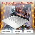 thumbnail image 3 of HP 14" Business & Student Portable Laptop, Intel N150 CPU, 16GB RAM, 128GB UFS+256GB MSD Storage, Wi-Fi 6, Copilot AI,Windows 11 Pro, 1-Year Microsoft Office 365, Natural Silver, 3 of 8