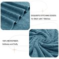 thumbnail image 7 of 12 Piece Family Towels Set for Bathroom, Quick Drying, High Absorbent Ultra Soft Towel Sheet, Includes 4 Bath Towels, 4 Hand Towels, & 4 Washcloths (Turquoise), 7 of 7
