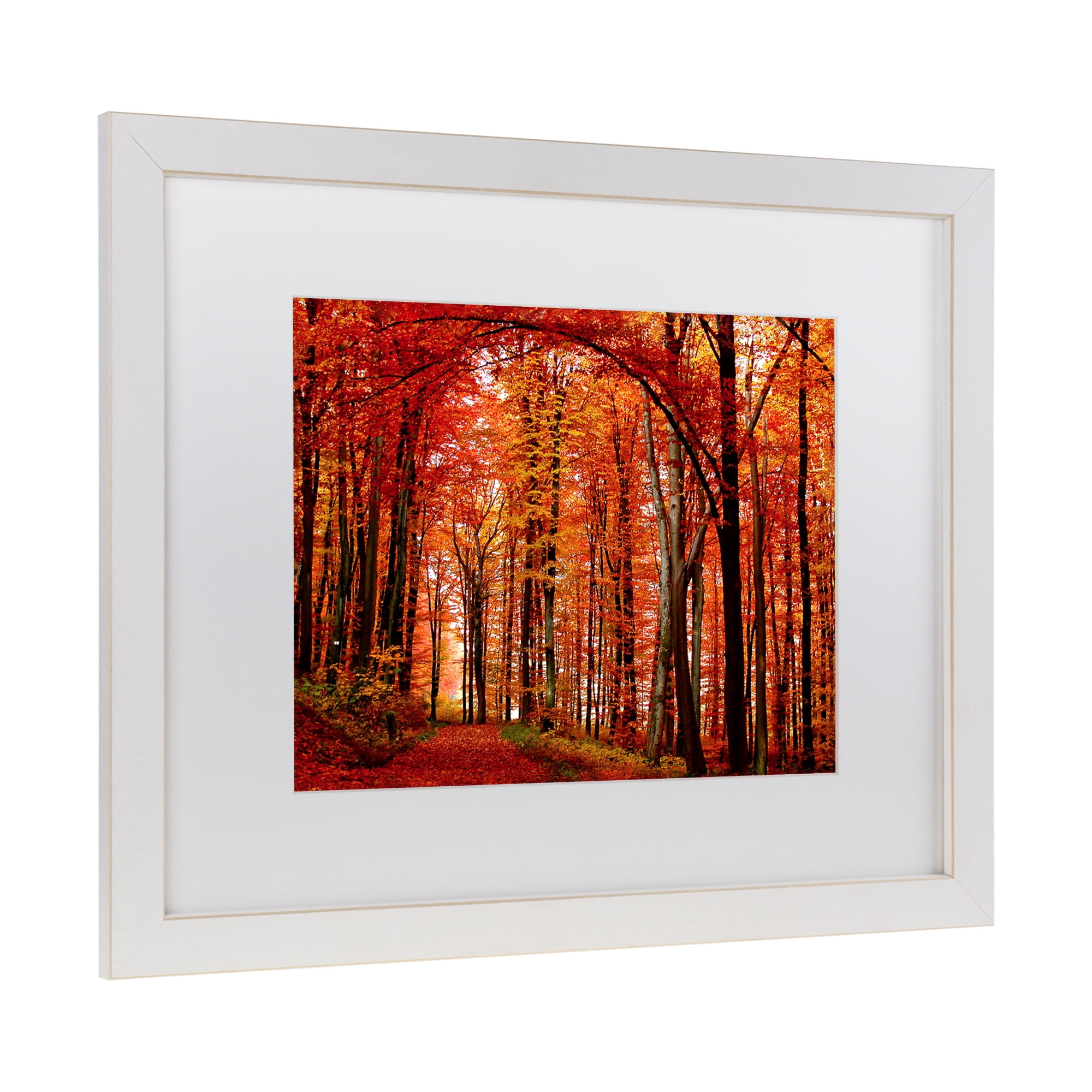 Trademark Fine Art 'The Red Way' Matted Framed Art by Philippe Sainte-Laudy