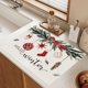 thumbnail image 1 of Winter Christmas Tree Placemats 12x18 Inches Christmas Holiday Table Mats For Party Kitchen Dining Room Decoration, 1 of 6