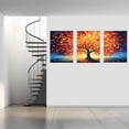 thumbnail image 2 of Hieng Tree Of Life Poster Canvas Minimalist Wall Art Orange,grey Wall Painting For Living Room Bedroom Dining Room(Framed canvas), 2 of 6