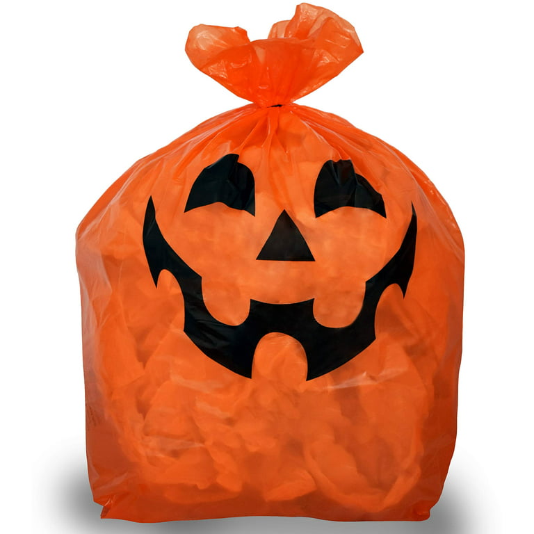 Halloween Leaf Bags, Halloween Pumpkin Leaf Bag, Heavy Duty Garden Garbage  Bag, Gardening Leaf Bag, Reusable And Durable Garden Leaf Bag, Yard Waste  Bags, ( Large/ Small), Cleaning Supplies, Halloween Gifts, Halloween