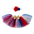 thumbnail image 3 of Byoo Newborn Girls cute Tutu Skirt Set Ornate Bow Festive Occasion Outfit mini Skirt, 3 of 6