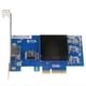 thumbnail image 3 of Tarjeta de Red PCI-e Adaptador Servidor Gigabit 10G Puerto Único X4 NIC Ethernet AQC107 para Escritorio, 3 of 5