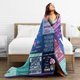 thumbnail image 5 of LHSHID Happy 13th Birthday Throw Blanket Soft Fuzzy Fleece Blanket For Couch Bed Living Room Decoration 60x80in, 5 of 6