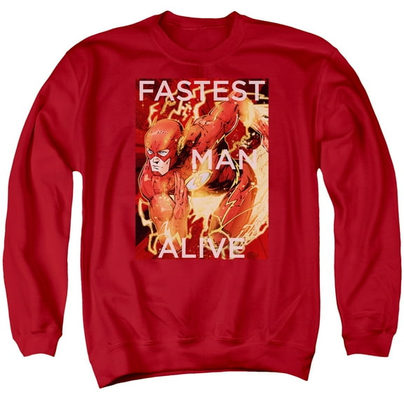 Jla - Fastest Man Alive - Crewneck Sweatshirt - Medium
