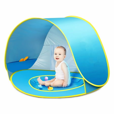 Dilwe Portable Baby Beach Tent Infant UV Protection Baby Beach Tent Waterproof Shade Pool Sun Shelter, Baby Shade Tent, Portable Tent Suitable for Both Outdoor Activities and Indoor