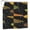 Iron, variant on Atomic Age Geometric Mid Century Shower Curtain with 12 Iron Hooks Washable Polyester Fabric Bathroom 72x72 Inch