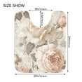 thumbnail image 5 of Yayeee Bath Rugs for Bathroom Floor Set of 2 Non Slip Fluffy Soft Absorbent Mat, Lace and Floral, 5 of 7