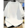 thumbnail image 2 of T-Shirt Graphique Blanc "Meow" pour Femmes - Illustrations de Chat Mignon, T-Shirt à Manches Courtes Ample pour Printemps/été, Décontracté avec Col Rond, Tee-Shirt Décontracté / Haut Imprimé Ludique / Ajustement Confortable, 2 of 8