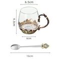 thumbnail image 2 of Juego de vaso con cuchara, taza de té, taza de café adecuada para regalar, 1 Juego, 2 of 5