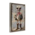 thumbnail image 3 of Stupell Industries Eclectic Ostrich & Cowboy Boots Brown Floating Frame Canvas Art, 17 x 25, by Petals Prints Design, 3 of 8