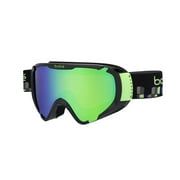 *Bolle Goggles 21351 Shiny Black Cubes Green Emerald Explore