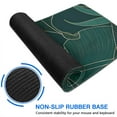 thumbnail image 3 of Extra Large Green Leaves Mouse Pad - Extended Desk Mat with Stitched Edges, Non-Slip Rubber Base, Perfect for Gaming, Office Work, and Home Use - Keyboard Pad - 31.5 x 11.8 inches, 3 of 7