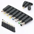 thumbnail image 2 of Laptop Charger Adapter Tip Set, 8 Interchangeable Connectors, for Acer, Asus, HP, Dell, Toshiba, Universal Power Supply Tips, 2 of 8