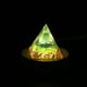 thumbnail image 4 of Base Lámpara FLhrweasw Pirámide Cristal Soporte Pantalla LED Blanco, 4 of 9