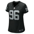 thumbnail image 2 of Women's Nike Isaac Rochell  Black Las Vegas Raiders Team Game Jersey, 2 of 7