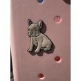thumbnail image 4 of Frenchie Bogg Bag Charm - Adorable 3" Soft PVC Accessory for Bogg Bags, Simply Southern Totes, and More, 4 of 4
