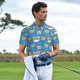 thumbnail image 3 of Balery Corgi Dog Face Camisa Polo de Hombre con Estampado, de Manga Corta y Tejido Medio, Camisa Tipo Golf Polo-4X-Large, 3 of 6