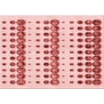 thumbnail image 1 of Ahgly Company Machine Washable Indoor Rectangle Transitional Pink Area Rugs, 2' x 3', 1 of 7
