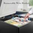 thumbnail image 4 of Ecotronic 4.2 Cu. Ft. Compact Chest Freezer, Deep Freezer with Adjustable Thermostat, Energy Saving, Low Noise, Small Freezer for Garage, Apartment, Kitchen, Black, 4 of 9