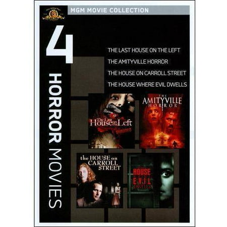 MGM Movie Collection: 4 Horror Movies - The Last House On The Left / The Amityville Horror / The House On Carroll Street / The House Where Evil Dwells (Widescreen)
