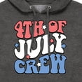 thumbnail image 3 of Instant Message - Fourth Of July Crew - Men's Pullover Hooded Fleece Sweatshirt, 3 of 6