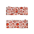 thumbnail image 4 of Balery Hand Drawn Tomatoes Pattern Baby Headbands Hairbands Hair Bow Elastics for Baby Girls Newborn Infant Toddlers Kids, 4 of 4