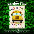 thumbnail image 2 of G128 Back to School Bus Garden Flag 12x18 In Double Sided Back to School Yard Garden Lawn Decoration, 2 of 8