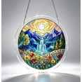 thumbnail image 7 of Acrylic Puzzle Suncatcher 83 Pieces, Glazed Mountain Moon Sun Catchers Puzzle, DIY SunCatchers Puzzles Window Hanging, Home & Garden Decor, 7 of 7