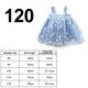 thumbnail image 2 of Laklulu Vestido de niña Vestidos de Princesa de Tul para bebés y niñas pequeñas, Vestido de Playa de Verano sin Mangas, Vestidos de Verano, Azul Lago, 120 cm, 2 of 5