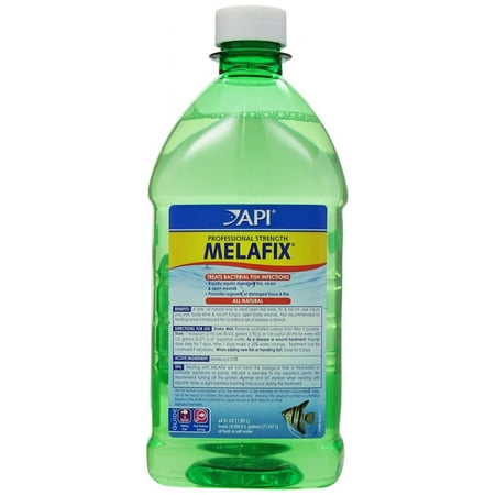 API MelaFix Antibacterial Fish Remedy 64 oz Bottle (Treats 18,900 Gallons)