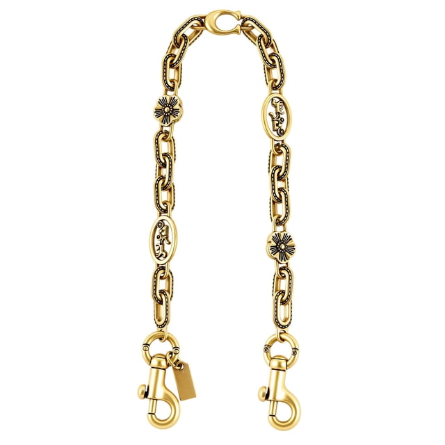 Colgante QHSOZ vintage dorado para bolsos de 44 cm