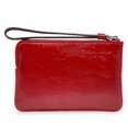 thumbnail image 2 of Coach Women's Small Corner Zip Wristlet in Crinkled Patent Leather (Red), 2 of 4