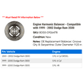 thumbnail image 2 of Engine Harmonic Balancer - Compatible with 1999 - 2002 Dodge Ram 3500 2000 2001, 2 of 2
