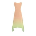 thumbnail image 4 of Ovzne Plus Size Dresses For Curvy Women Dress Women Womens Dresses Sleeveless Round Neck Drawstring Casual Ruffle A-Line Mini Dress Spring Dress Clearance, 4 of 7