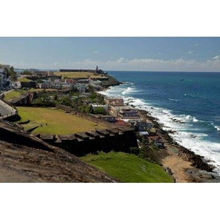 Puerto Rico San Juan View from San Cristobal Fort Poster Print by Kymri