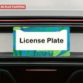 thumbnail image 5 of 1Pack License Plate Frames with Ocean Wave and Aquatic Plants Pattern Includes Screws & Caps Full Accessories Included Size 6.3x12.2inch(16x31cm), 5 of 8