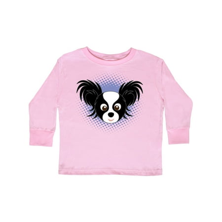 

Inktastic Papillon Dog Cute Gift Toddler Boy or Toddler Girl Long Sleeve T-Shirt