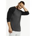 thumbnail image 4 of 3 Packs of Top Pro Men's 3/4 Sleeve Crew Neck Raglan Jersey Baseball Tee Shirts, 4 of 4