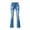 A01-Light Blue, variant on JWZUY Women's Curvy Bootcut High Waisted Stretch Juniors Flare Bell Bottom Jeans Distressed Color Denim Pants Dark Blue S