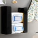 thumbnail image 4 of Organizador de toallas de papel magnético | Diseño dividido | Versátil Almacenamiento Lateral del Refrigerador de Cocina | Montaje sin taladro | Toallitas húmedas multifunción Cajón de condimentos, 4 of 6